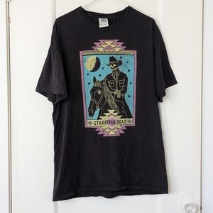 Black Short-Sleeve Graphic Tee